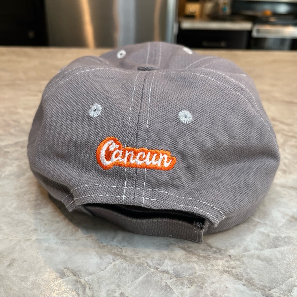 Margaritaville Denim Hat Cap Strap Back Blue Adustable gray - Picture 4 of 10